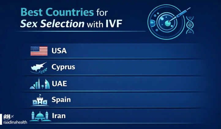 The best country for gender determination with IVF