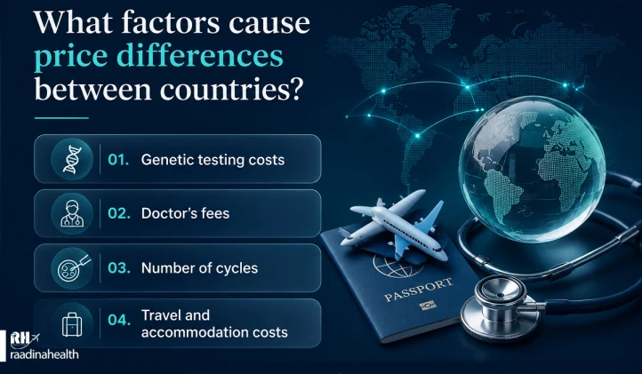 What factors cause price differences between countries?