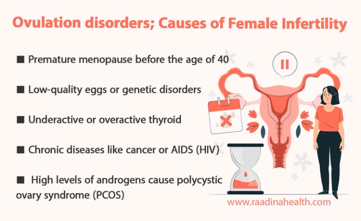 Top 10 Causes of Female Infertility - Raadina Health