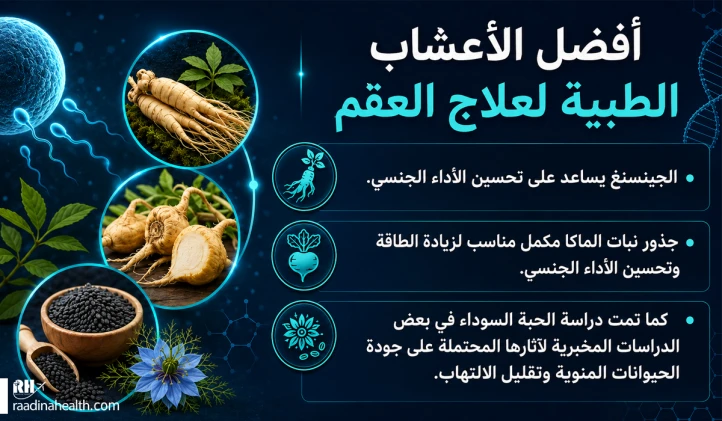 أفضل الأعشاب لعلاج العقم