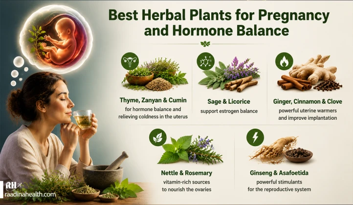 The best herbs for pregnancy and hormone regulation