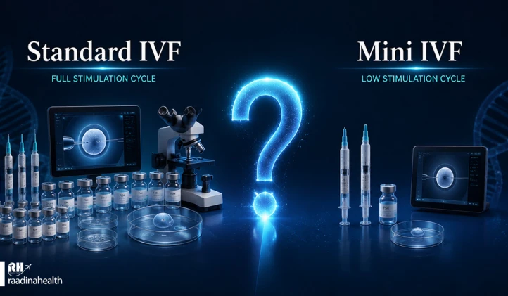 الفرق بين Mini IVF و IVF العادية