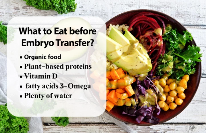 What to Eat before Embryo Transfer What to Eat before Embryo Transfer
