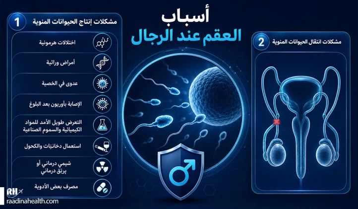 أسباب العقم عند الرجال