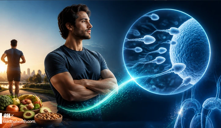 تأثير نمط الحياة الصحي على علاج العقم عند الرجال