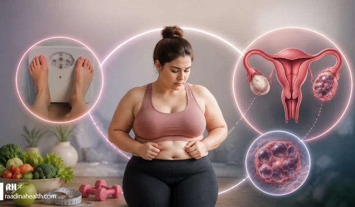 چاقی و تخمدان پلی کیستیک PCOS چه ارتباطی دارند؟