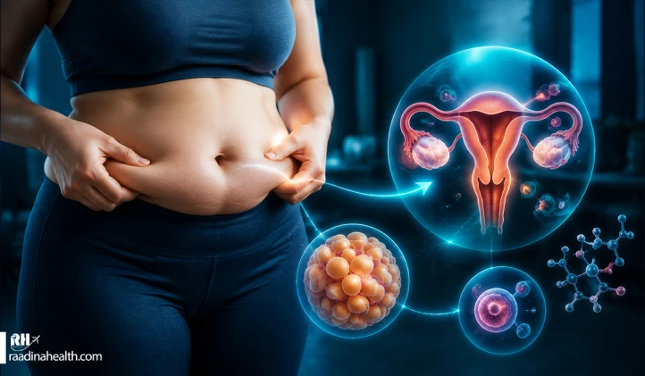 چاقی شکم چیست و چرا برای باروری اهمیت دارد؟