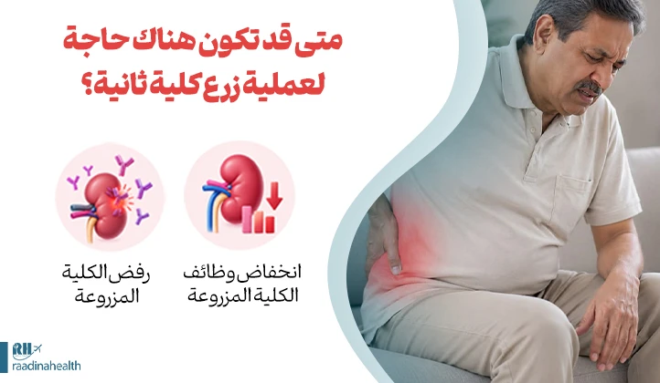متى تكون هناك حاجة لزراعة الكلى الثانية؟