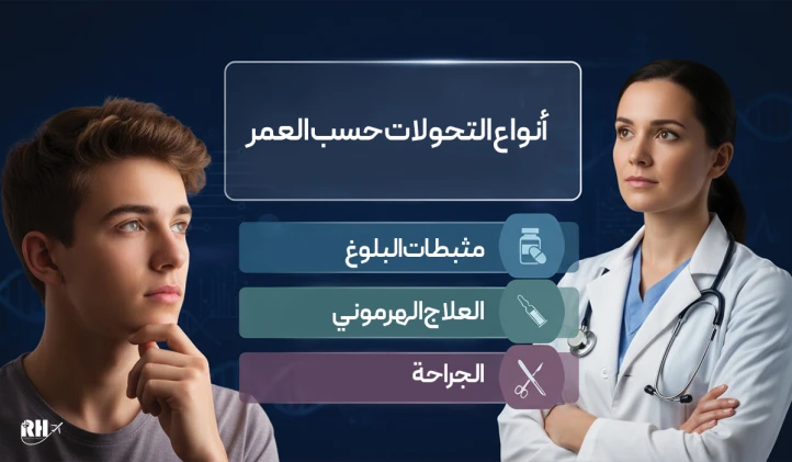 انواع التحولات حسب العمر