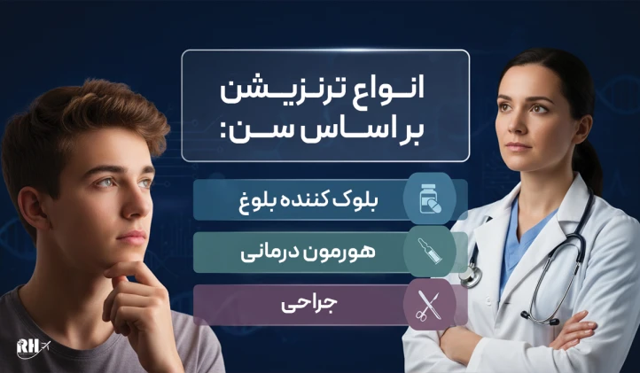 انواع ترنزیشن براساس سن