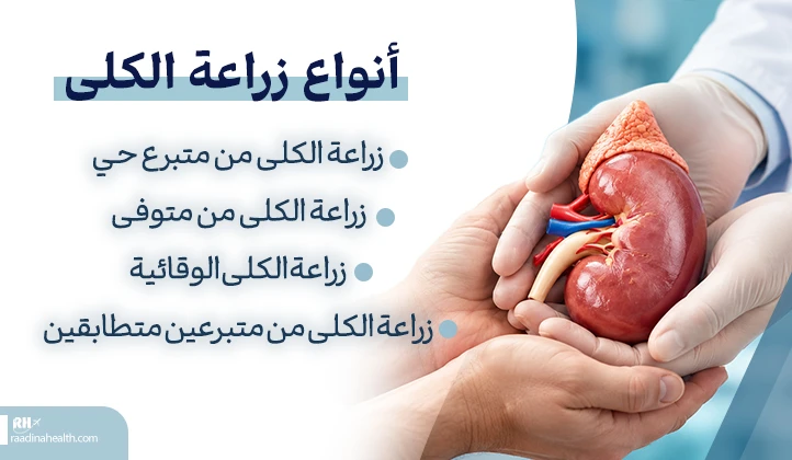 أنواع زراعة الكلى