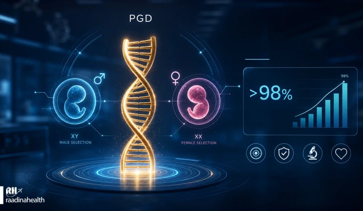 درصد موفقیت روش PGD در تعیین جنسیت