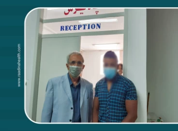 مسافر عراقی متقاضی لیزیک چشم در ایران