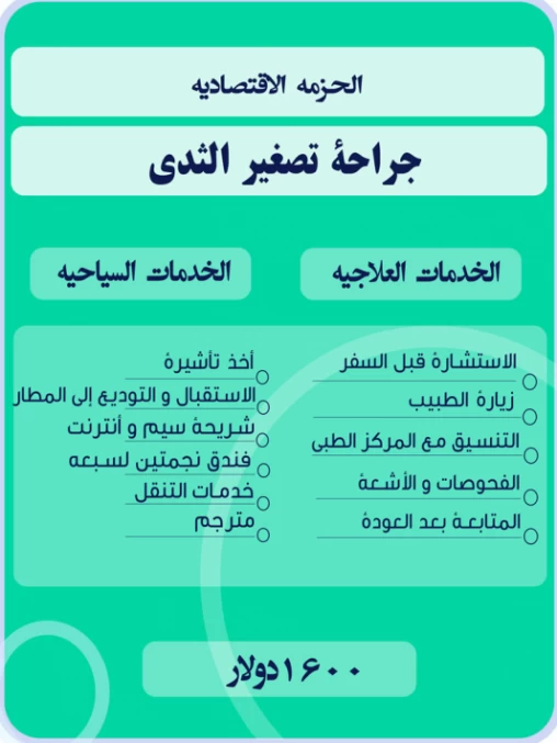 جراحة تصغیر الثدی فی إیران